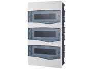 Quadro de Distribuição de Embutir 36 DIN ou 24 NEMA Tramontina com Porta Transparente Quadro de Distribuição de Embutir 36 DIN ou 24 NEMA Tramontina com Porta Transparente