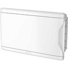 Quadro de Distribuição de Embutir sem Barramento 1272 N-T 12D-9N Branco Krona Quadro de Distribuição de Embutir sem Barramento 1272 N-T 12D-9N Branco Krona