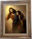 Quadro de Jesus Cristo Consolador, Mod. 02, 53x43cm. Angelus Quadro de Jesus Cristo Consolador, Mod. 02, 53x43cm. Angelus