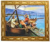Quadro de Jesus Cristo na Barca, Mod. 01, 30x25cm. Angelus