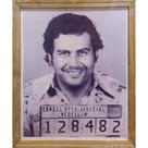 Quadro de Madeira com Moldura de Madeira Carcel Otto Judicial Medellin Prisioneiro 128482/Pablo Escobar
