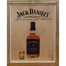 Quadro de Madeira com Moldura de Madeira Jack Daniel's Tenesse Traditions/Copo/Garrafa/Bebida Quadro de Madeira com Moldura de Madeira Jack Daniel's Tenesse Traditions/Copo/Garrafa/Bebida