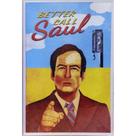 Quadro de Madeira Médio (42cmX30cm) Better Call Saul/Série/Spin-off