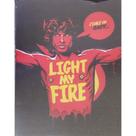 Quadro de Madeira Médio (42cmX30cm) Come on baby...Light my fire/The Doors/Jim Morrison/Rock/Ilustração