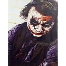 Quadro de Madeira Médio (42cmX30cm) Coringa/The Joker/Cinema/ Batman - O Cavaleiro das Trevas/Cinema/Heath Ledger