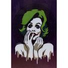 Quadro de Madeira Médio (42cmX30cm) Coringa/The Joker Versão Feminina