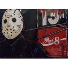 Quadro de Madeira Médio (42cmX30cm) Jason/Sexta-Feira 13 Part 8/Cinema/Terror
