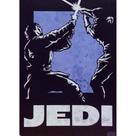 Quadro de Madeira Médio (42cmX30cm) JEDI/Sabre de Luz/Star Wars/Cinema