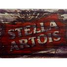 Quadro de Madeira Médio (42cmX30cm) Stella Artois/Bebida/Cerveja/Logotipo