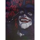 Quadro de Madeira Médio (42cmX30cm) The Joker/Coringa/Batman/Disfarce de Batman/Revólver