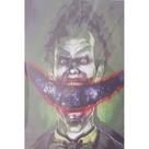 Quadro de Madeira Pequeno (30cmX20cm) Coringa/The Joker/Ilustração/História em Quadrinhos