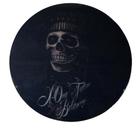 Quadro de Madeira Redondo Médio Caveira One Tattoo 30cm diâmetro