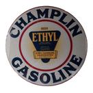 Quadro de Madeira Redondo Médio Champlin Gasoline/Combustível 30cm diâmetro