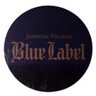 Quadro de Madeira Redondo Médio Johnnie Walker Blue Label/Bebida 30cm diâmetro