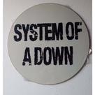 Quadro de Madeira Redondo Médio System of a Down/Rock 30cm diâmetro