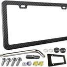 Quadro de matrícula ZXFOOG Carbon Fiber Real Carbon Fiber