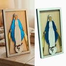 Quadro de Mesa Nossa Senhora das Graças Acrílico Quadro de Mesa Nossa Senhora das Graças Acrílico
