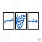 Quadro de Parede Decoração Animal Borboleta GoodVibes 50x103