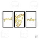 Quadro de Parede Decoração Animal Borboleta GoodVibes 50x103