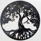 Quadro De Parede Em Mdf 6mm Mandala Arvore Da Vida