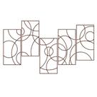 Quadro de Parede Minimalista Retangular 60cm X 30cm em MDF Cru Marrom Lenobre