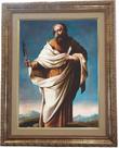 Quadro De São Bartolomeu, Modelo 01, Med. 53x43cm. Angelus Quadro De São Bartolomeu, Modelo 01, Med. 53x43cm. Angelus
