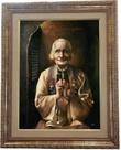 Quadro de São João Maria Vianney, Mod. 03, 53x43cm. Angelus