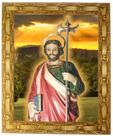 Quadro De São Judas Tadeu, Mod. 01, Tam. 30x25cm. Angelus