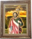 Quadro De São Judas Tadeu, Mod. 01, Tam. 53X43cm. Angelus