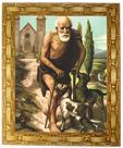 Quadro De São Lazaro, Mod. 01, Tam. 30x25cm. Angelus