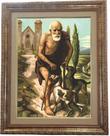 Quadro de São Lazaro, Modelo 01, Medindo 53x43cm. Angelus Quadro de São Lazaro, Modelo 01, Medindo 53x43cm. Angelus