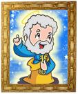 Quadro De São Pedro, infantil, Mod.01, Med. 30x25cm. Angelus