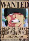 Quadro Dead Or Alive Roronoa Zoro Marine-D