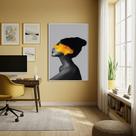 Quadro Decor Incandescente 70x50cm Mold Preta