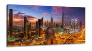 Quadro Decoração Cidade em Movimento em Tecido Canvas Quadro Decoração Cidade em Movimento em Tecido Canvas