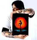 Quadro Decoração Filme Karate Kid Arte Poster Com Moldura
