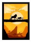 Quadro Decoração O Rei Leão Arte Simplista Poster Moldurado Quadro Decoração O Rei Leão Arte Simplista Poster Moldurado