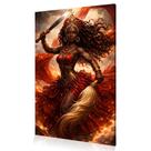 Quadro Decoração Orixá Iansã Umbanda Candomblé Canvas 60x40