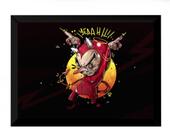 Quadro Decoração Pop Arte Cartoon Diabo Doido 42x29cm Quadro Decoração Pop Arte Cartoon Diabo Doido 42x29cm