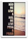 Quadro Decorativo 1 peça 30x45 Praia Onda