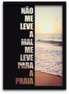 Quadro Decorativo 1 peça 30x45 Praia Onda
