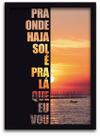 Quadro Decorativo 1 peça 40x60 Por do Sol