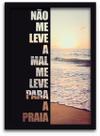 Quadro Decorativo 1 peça 40x60 Praia Onda