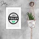 Quadro Decorativo 100% Vegan Vegano