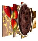 Quadro Decorativo 115x60 Tigela De Açaí Saudável Kit 5 Peças Quadro Decorativo 115x60 Tigela De Açaí Saudável Kit 5 Peças