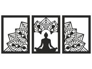 Quadro Decorativo 3 Mandala Para Sala Quarto Quadro Quadro Decorativo 3 Mandala Para Sala Quarto Quadro
