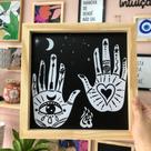 Quadro decorativo 30 X 40 Olho Mistico