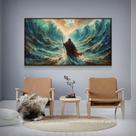 Quadro Decorativo 40x60 Poesias do Alto Mar Aberto Inspiração e Serenidade para Sua Decoração