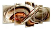 quadro decorativo 5 telas Abstrato Moderno Design "