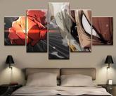 quadro decorativo 5 telas Mangá One Punch Man" quadro decorativo 5 telas Mangá One Punch Man"